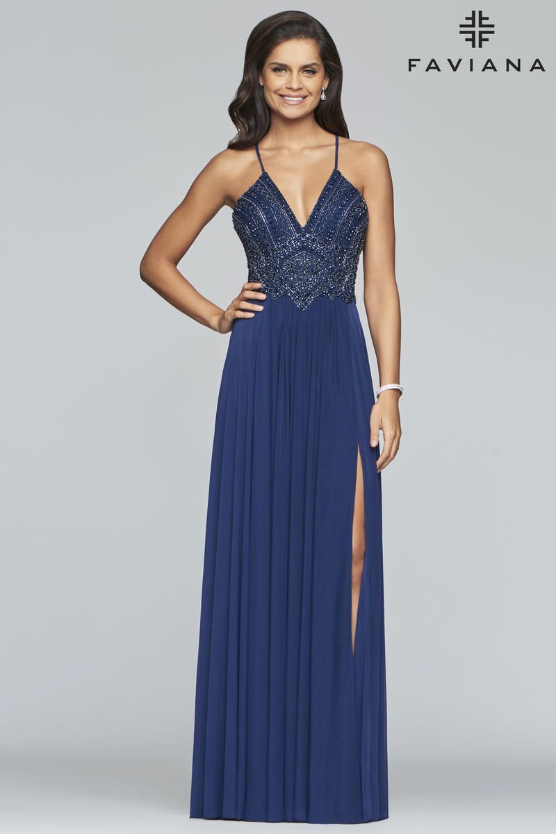 Faviana Glamour Dress S10270 sold by Terry costa product image thumbnail 3