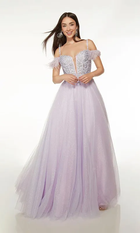 Alyce Lace Corset Tulle Prom Dress 61670 sold by Terry costa