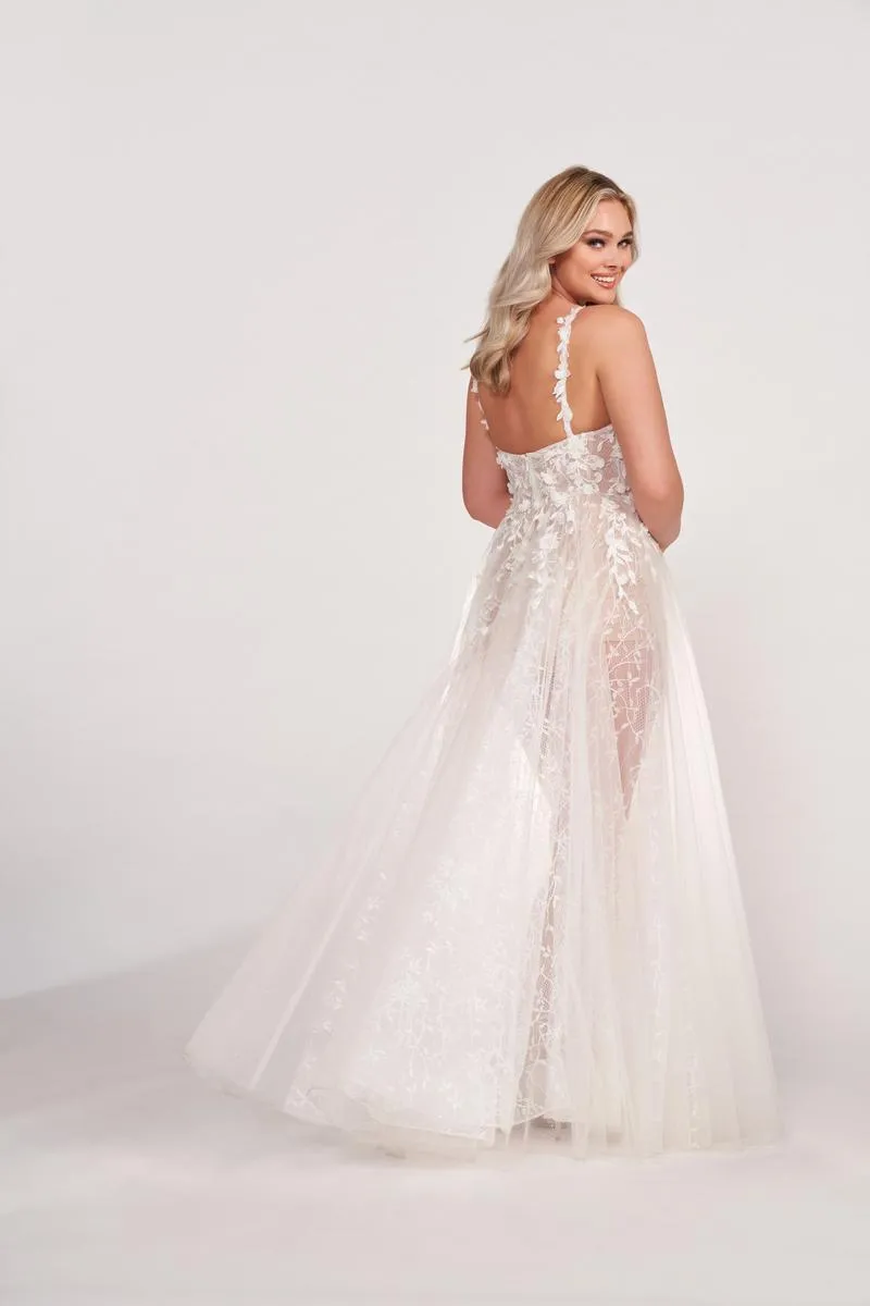 Ellie Wilde 3D Floral Prom Dress EW34070 sold by Terry costa product image thumbnail 2