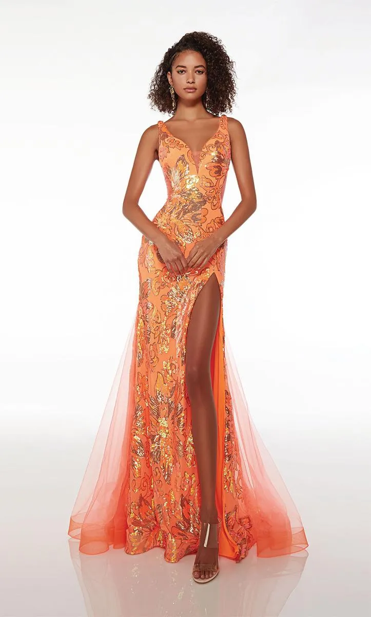 Alyce Prom Dress 61549 sold by Terry costa product image thumbnail 3