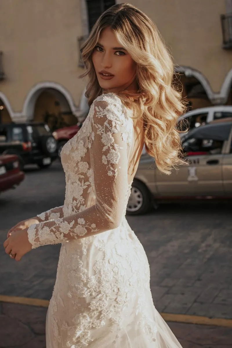 Abella by Allure Dress E355 sold by Terry costa product image thumbnail 4