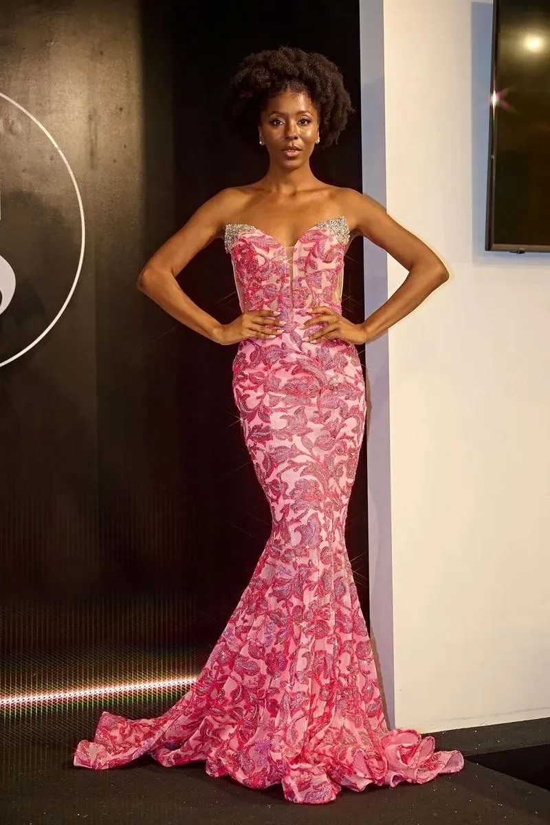 Portia and Scarlett Pattern Sequin Prom Dress PS24338 sold by Terry costa product image thumbnail 3