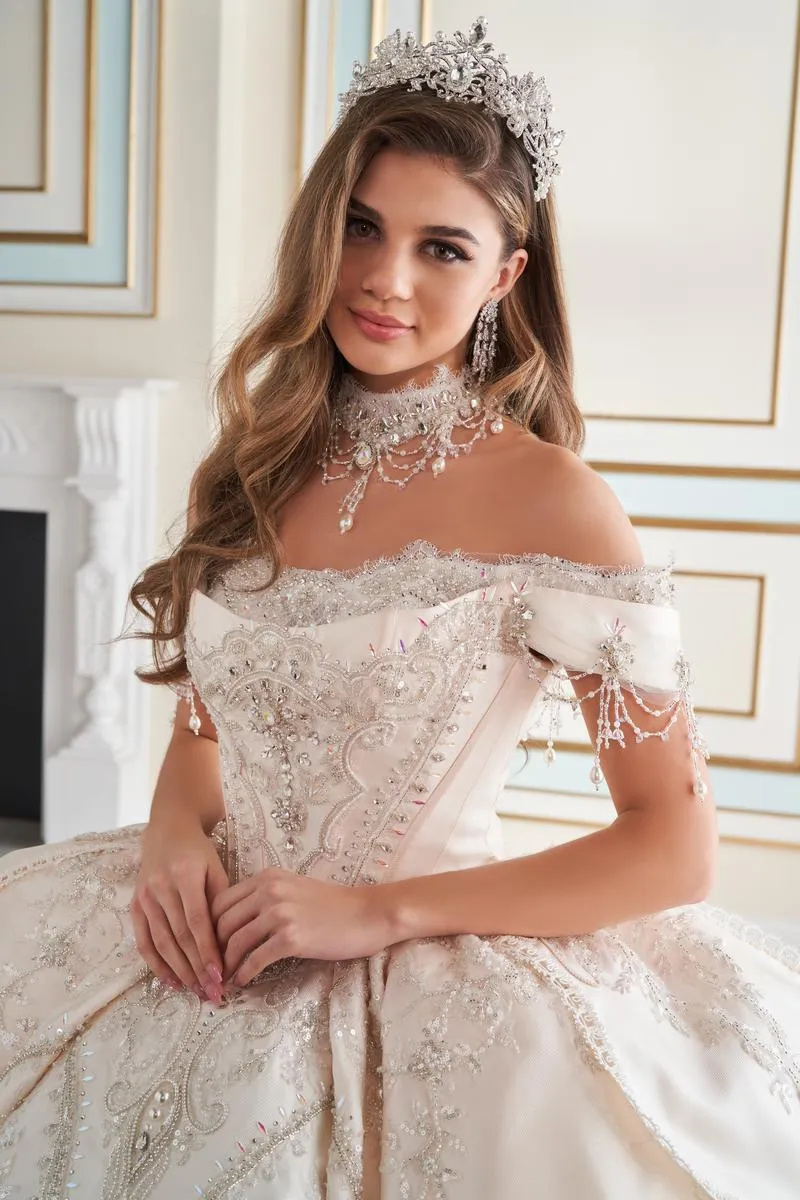 Princesa by Ariana Vara Dress PR70102 sold by Terry costa product image thumbnail 5