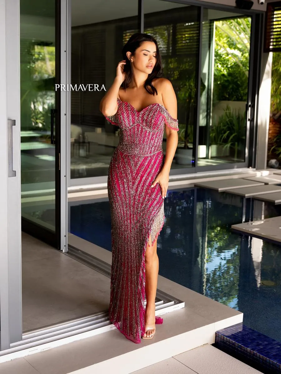 Primavera Couture Long Dress 4127 sold by Terry costa product image thumbnail 3