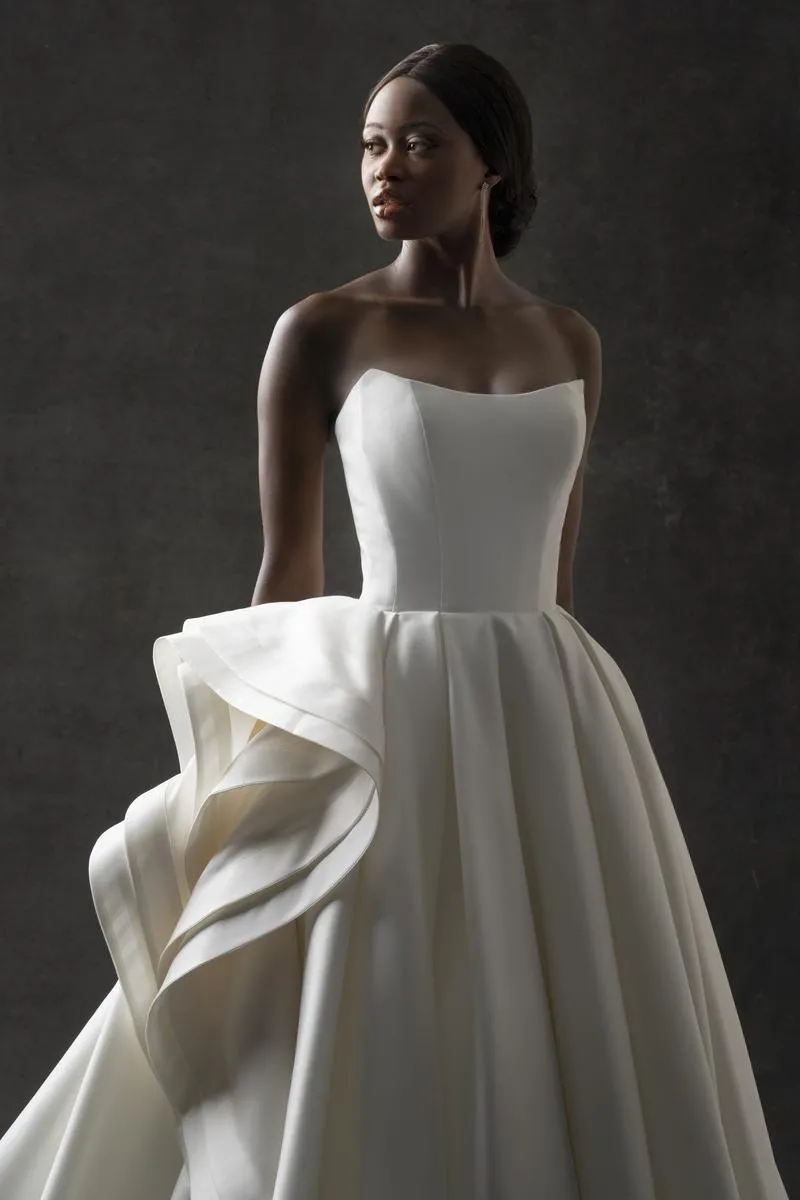 Allure Bridals Couture Ruffle Dress C752 sold by Terry costa product image thumbnail 5