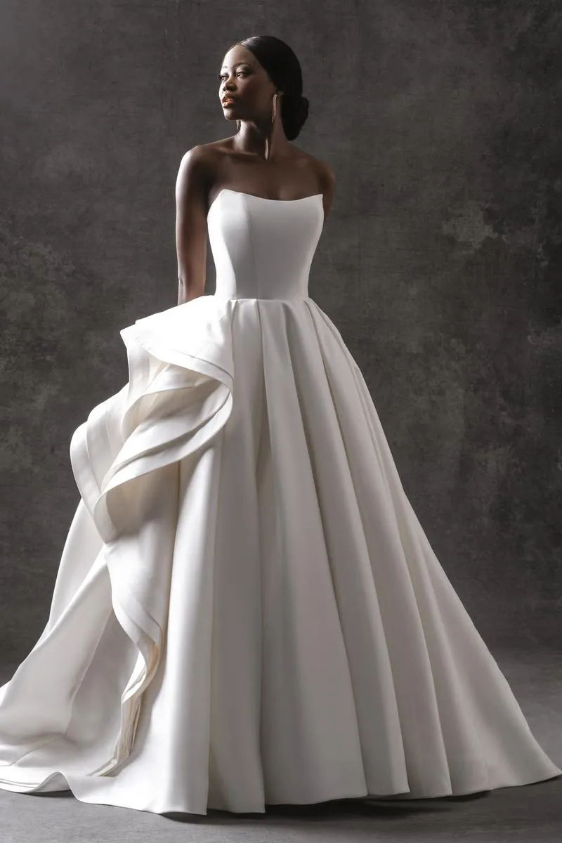 Allure Bridals Couture Ruffle Dress C752 sold by Terry costa