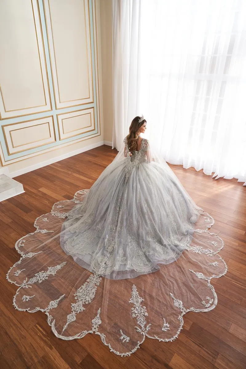 Princesa by Ariana Vara Dress PR30173 sold by Terry costa product image thumbnail 2