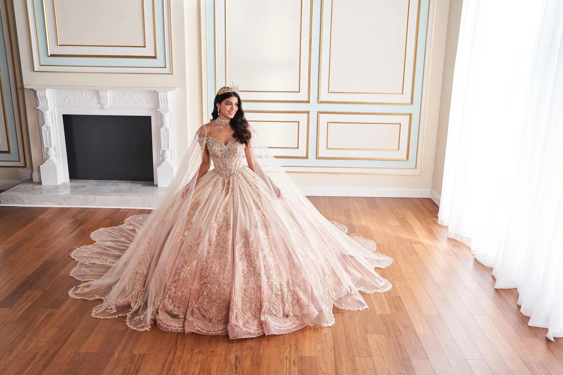 Princesa by Ariana Vara Dress PR30173 sold by Terry costa product image thumbnail 3