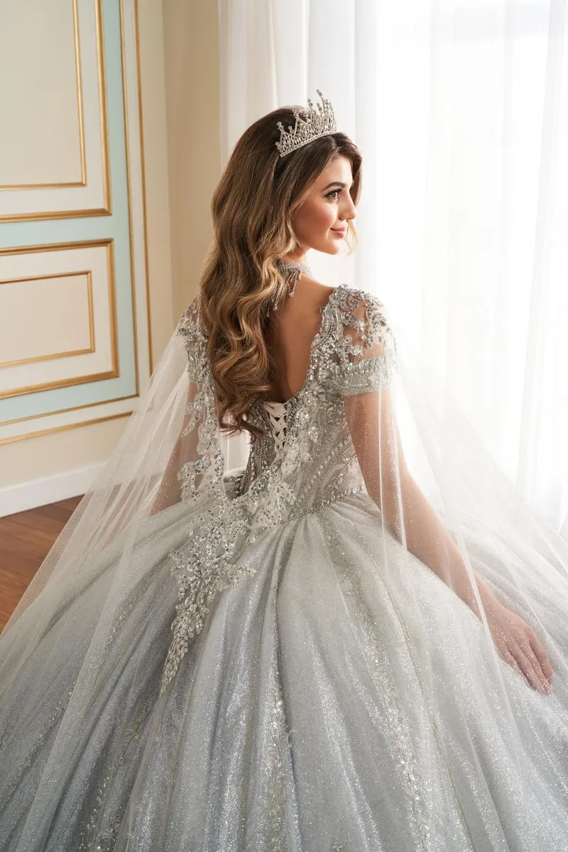 Princesa by Ariana Vara Dress PR30173 sold by Terry costa product image thumbnail 5