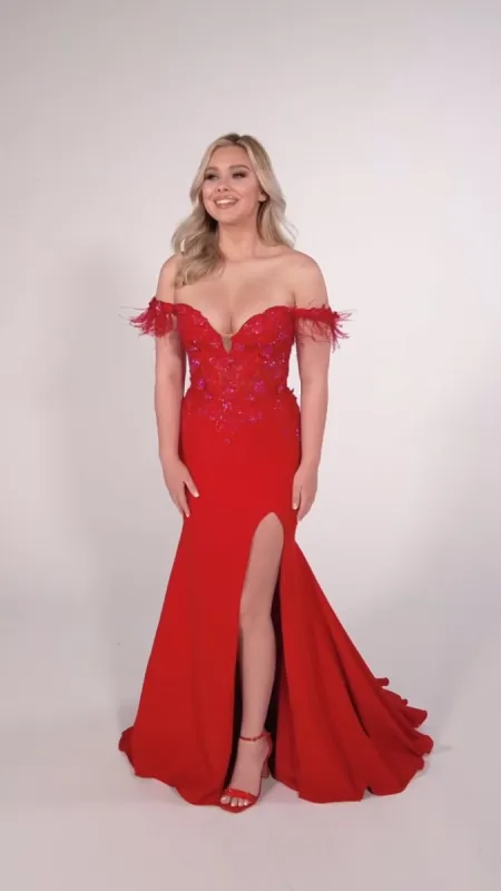 Ellie Wilde by Mon Cheri Dress EW34028 made by Mon Cheri