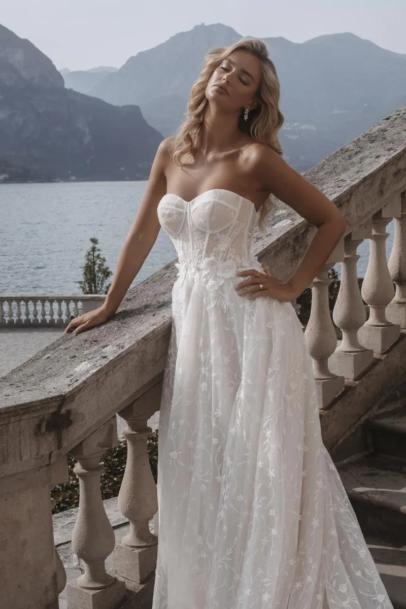 Abella by Allure Dress E410 sold by Terry costa