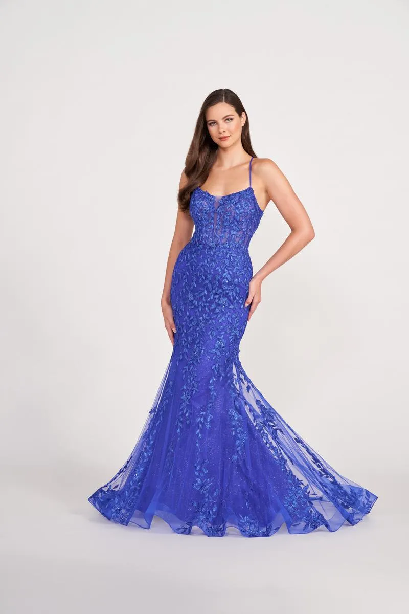 Ellie Wilde Corset Fit and Flare Prom Dress EW34090 sold by Terry costa product image thumbnail 4