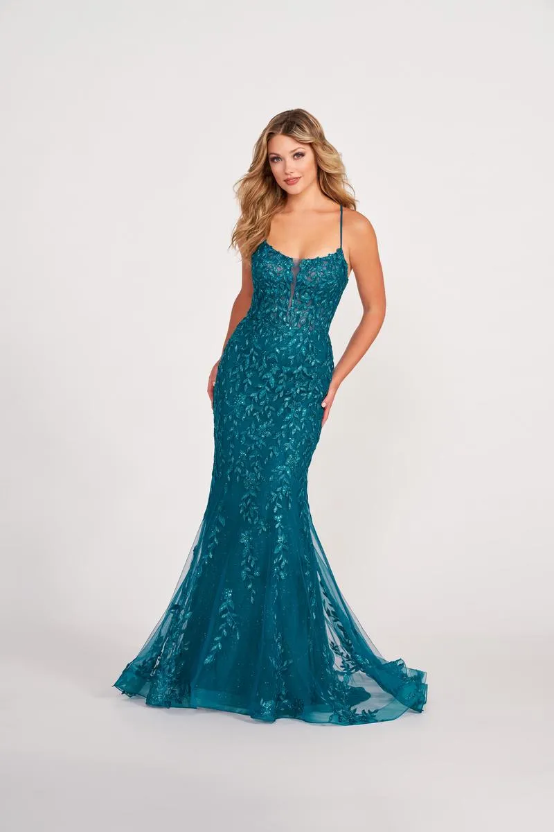 Ellie Wilde Corset Fit and Flare Prom Dress EW34090 sold by Terry costa product image thumbnail 5