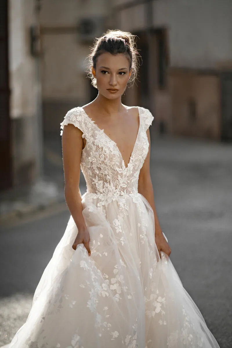 Abella by Allure Dress E165 sold by Terry costa product image thumbnail 4