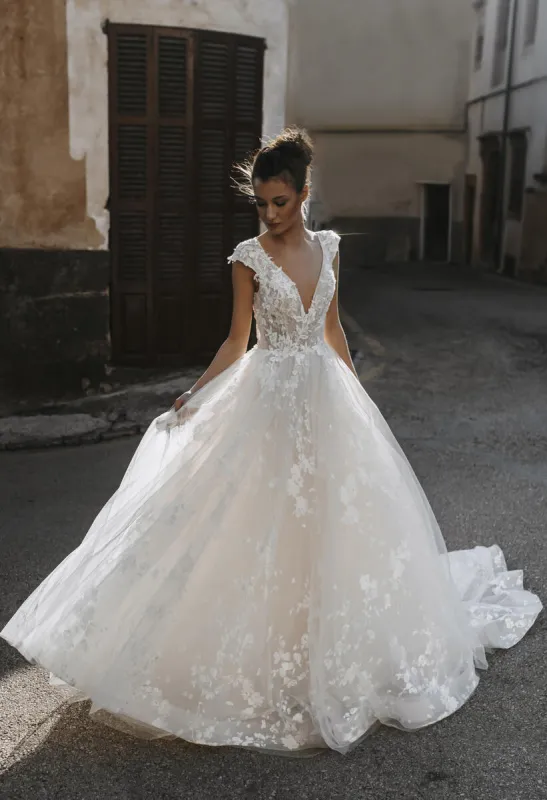 Abella by Allure Dress E165 sold by Terry costa