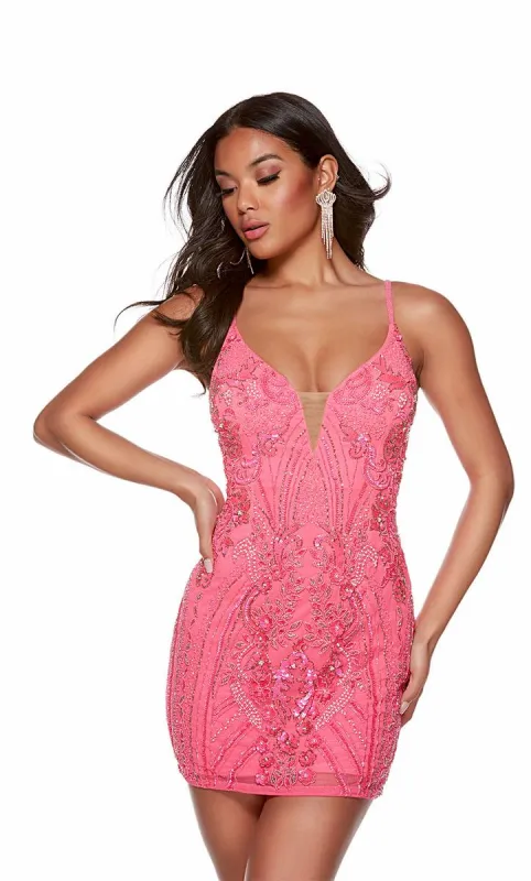 Alyce Paris Homecoming Dress 4673 made by Alyce Paris