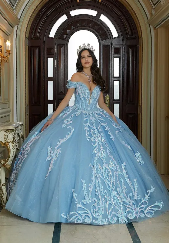 Vizcaya by Morilee Off Shoulder Quince Dress 89484 sold by Terry costa