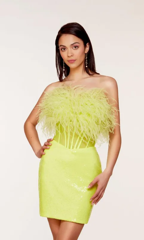 Alyce Paris Short Corset Homecoming Dress 4799 made by Alyce Paris