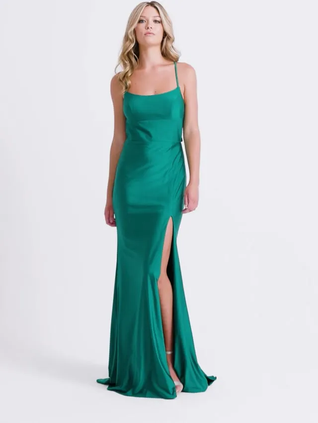 Faviana Open Back Simple Prom Dress 11045 sold by Terry costa