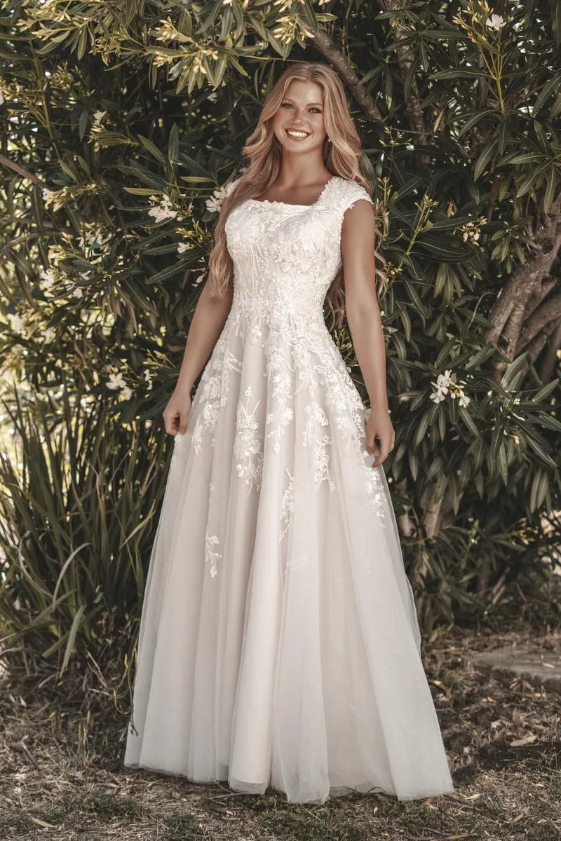 Allure Bridals Modest Dress M721 sold by Terry costa
