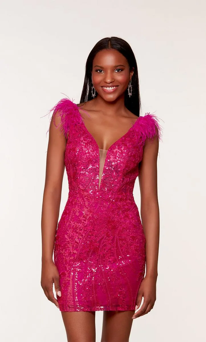 Alyce Paris Homecoming Dress 4613F23 sold by Terry costa product image thumbnail 4
