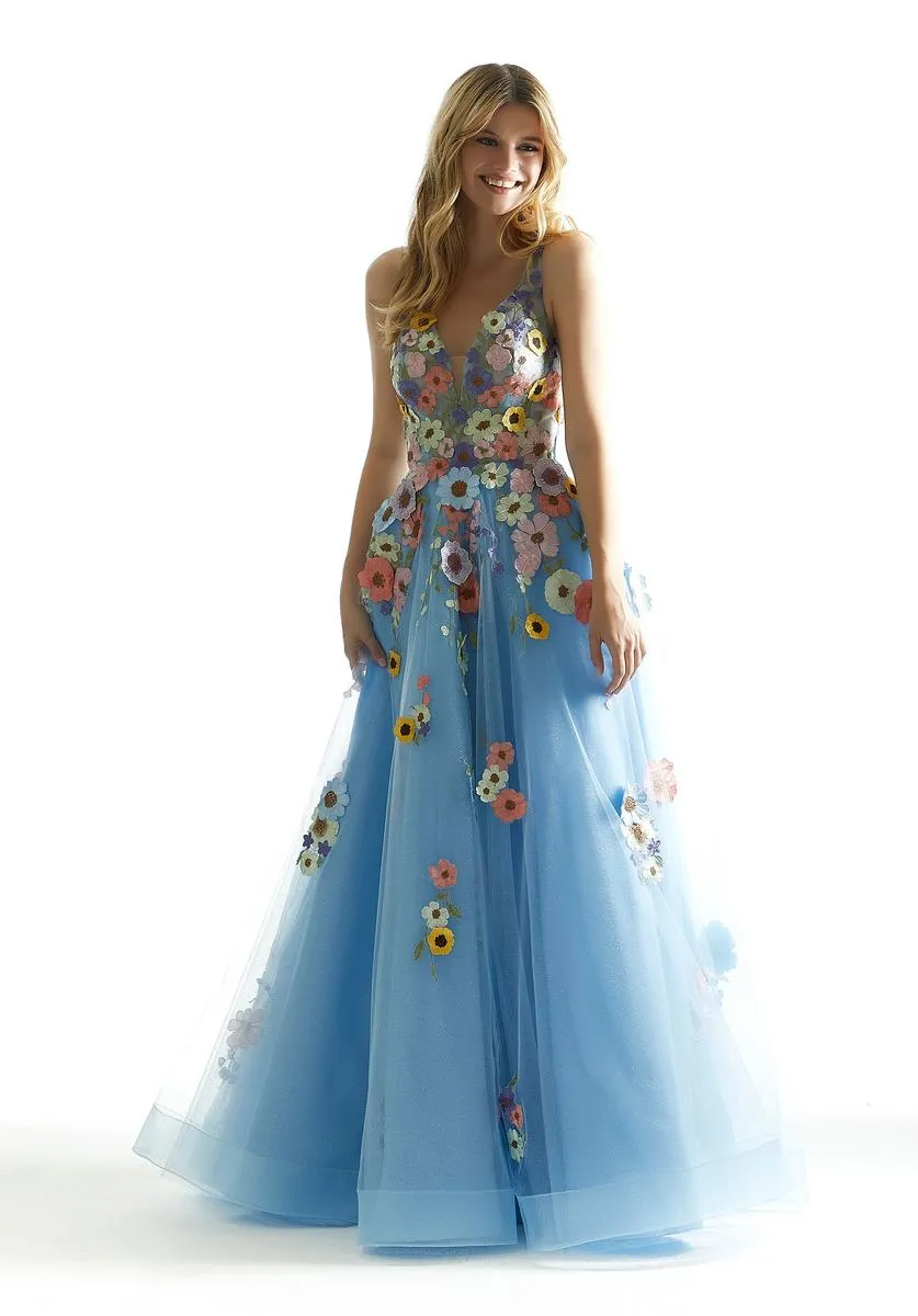 Morilee 3D Floral A-Line Prom Dress 49074 sold by Terry costa