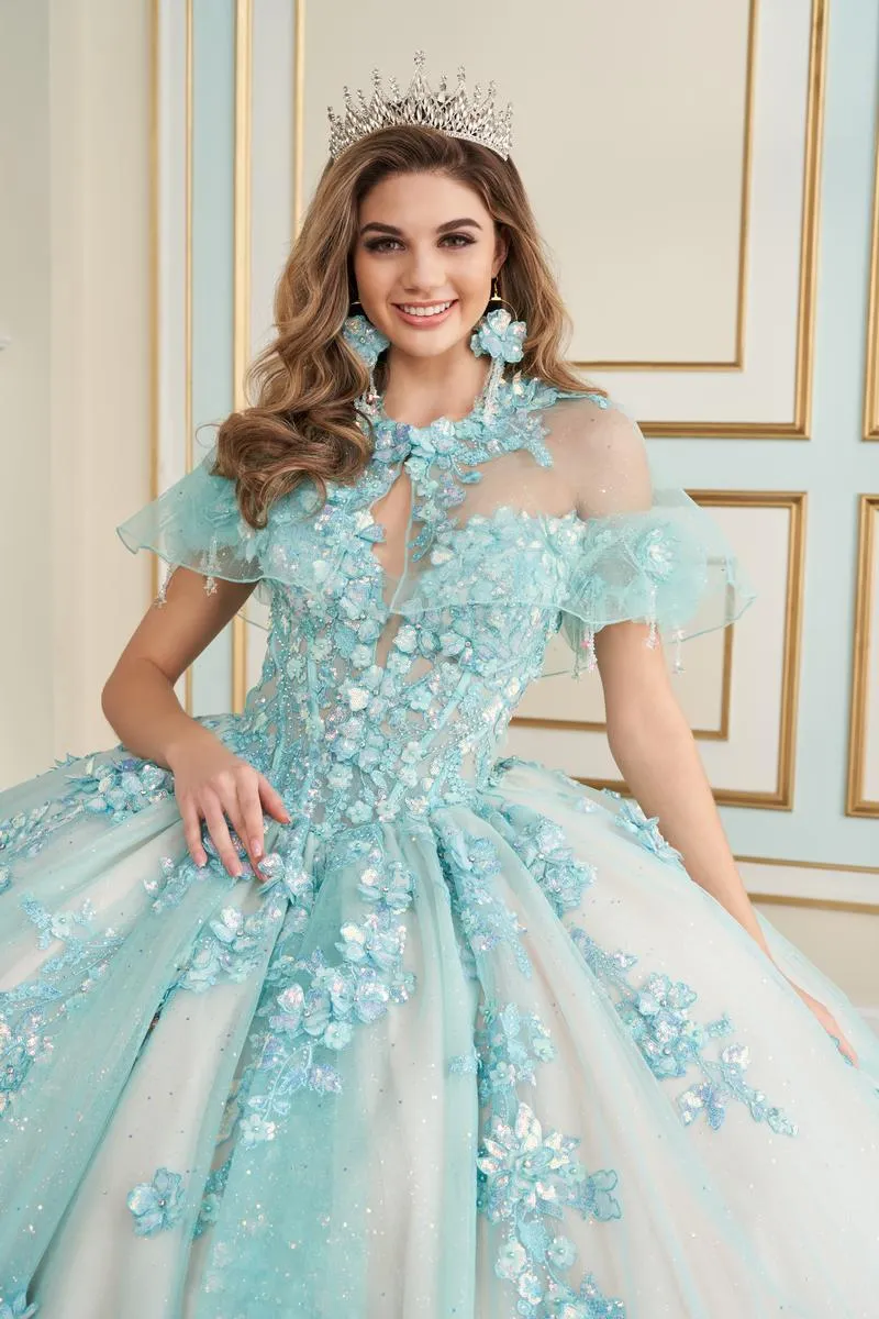 Princesa by Ariana Vara Dress PR30174 sold by Terry costa product image thumbnail 4