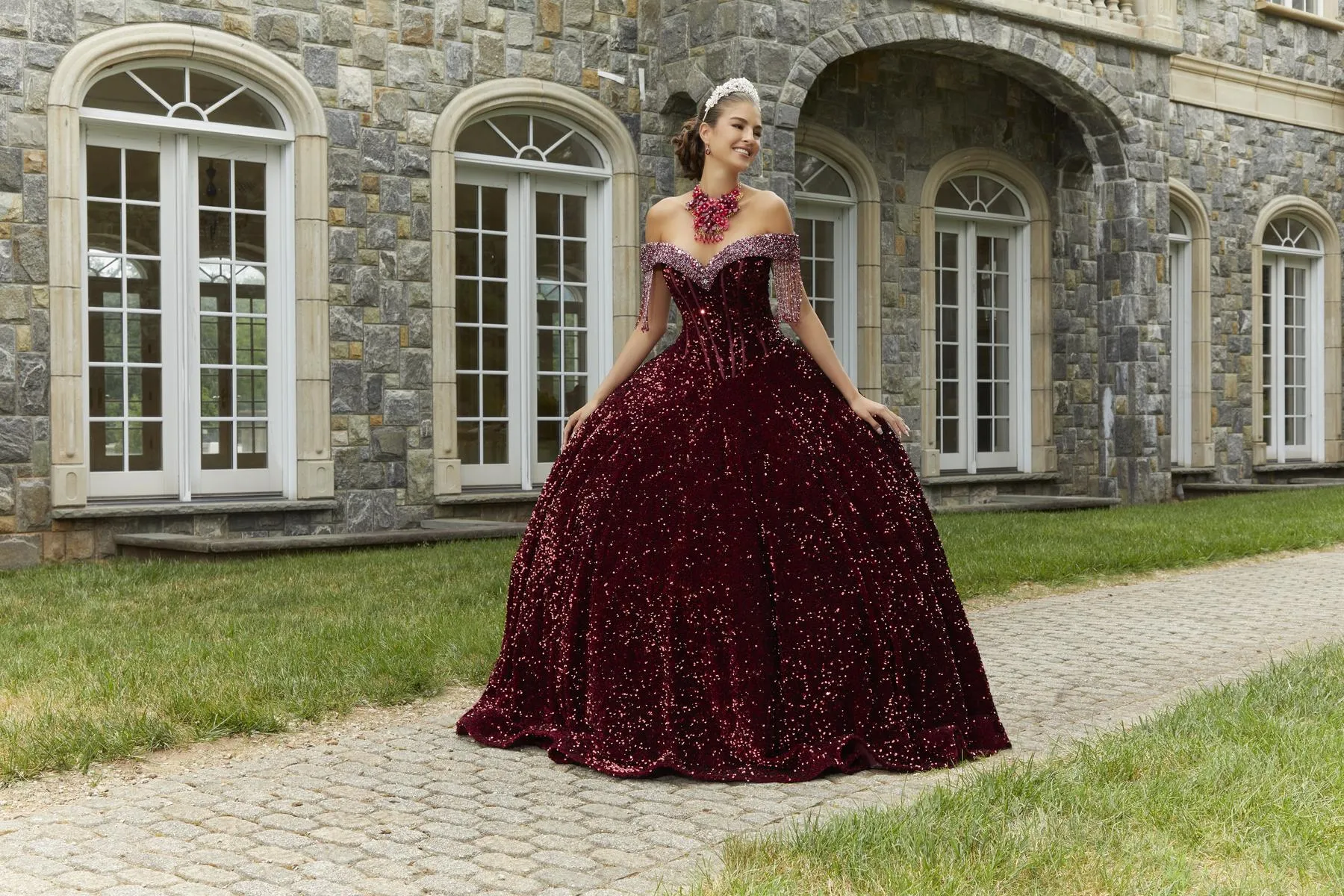 Valencia Quinceanera by Morilee Dress 60177 sold by Terry costa product image thumbnail 4