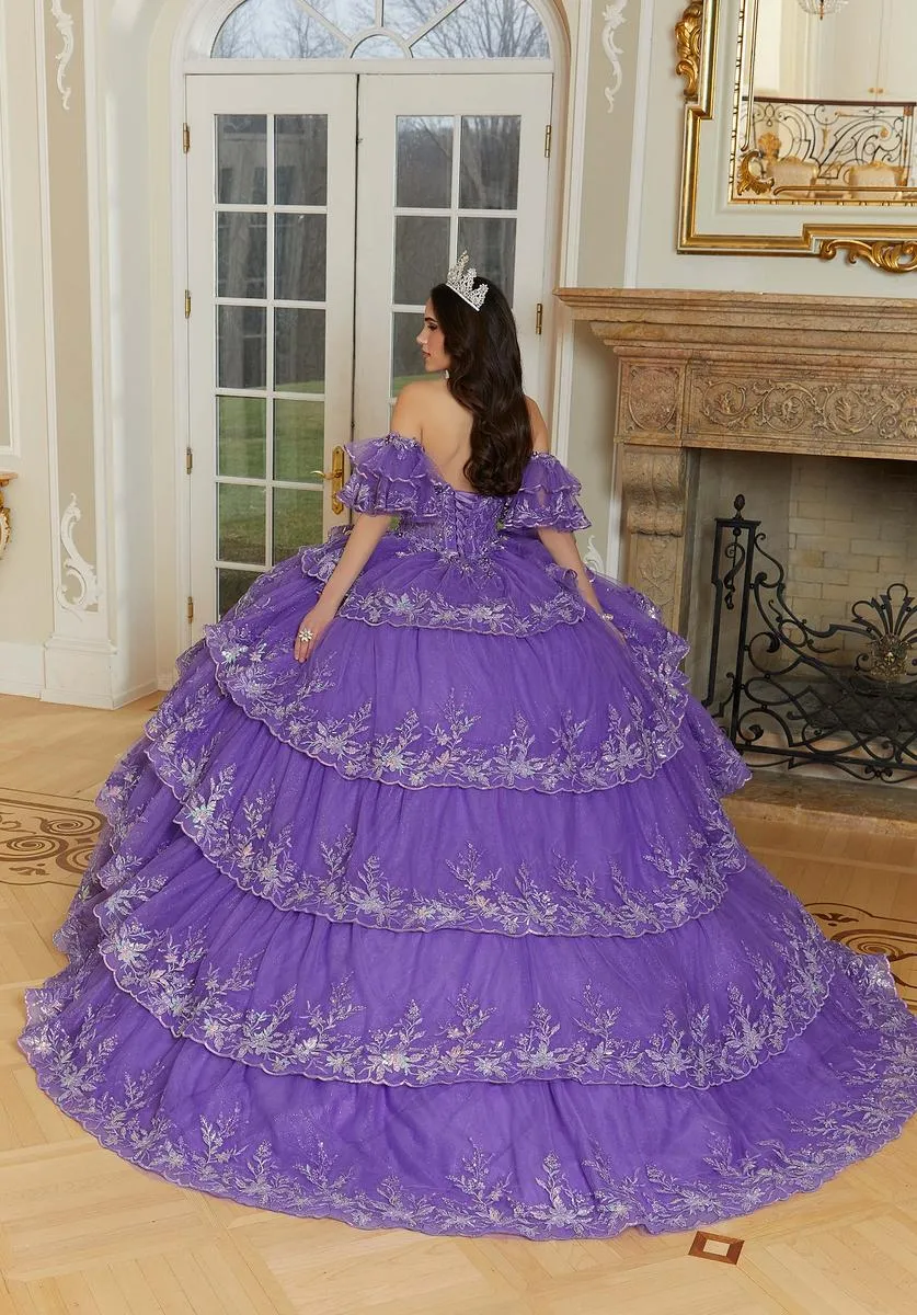 Vizcaya by Morilee Ruffle Quince Dress 89476 sold by Terry costa product image thumbnail 2