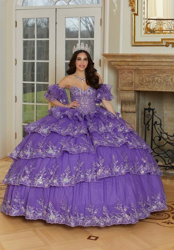Vizcaya by Morilee Ruffle Quince Dress 89476 made by Mori Lee