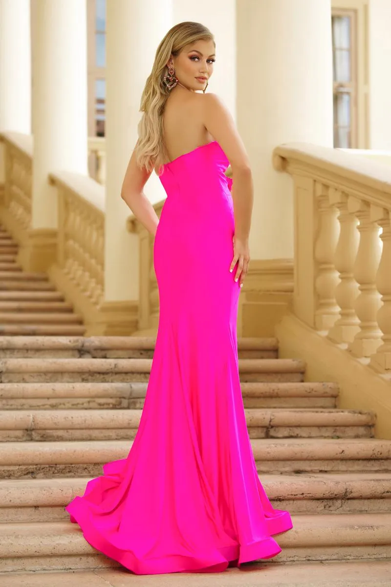 Ava Presley Strapless Cut-out Prom Dress 39270 sold by Terry costa product image thumbnail 2