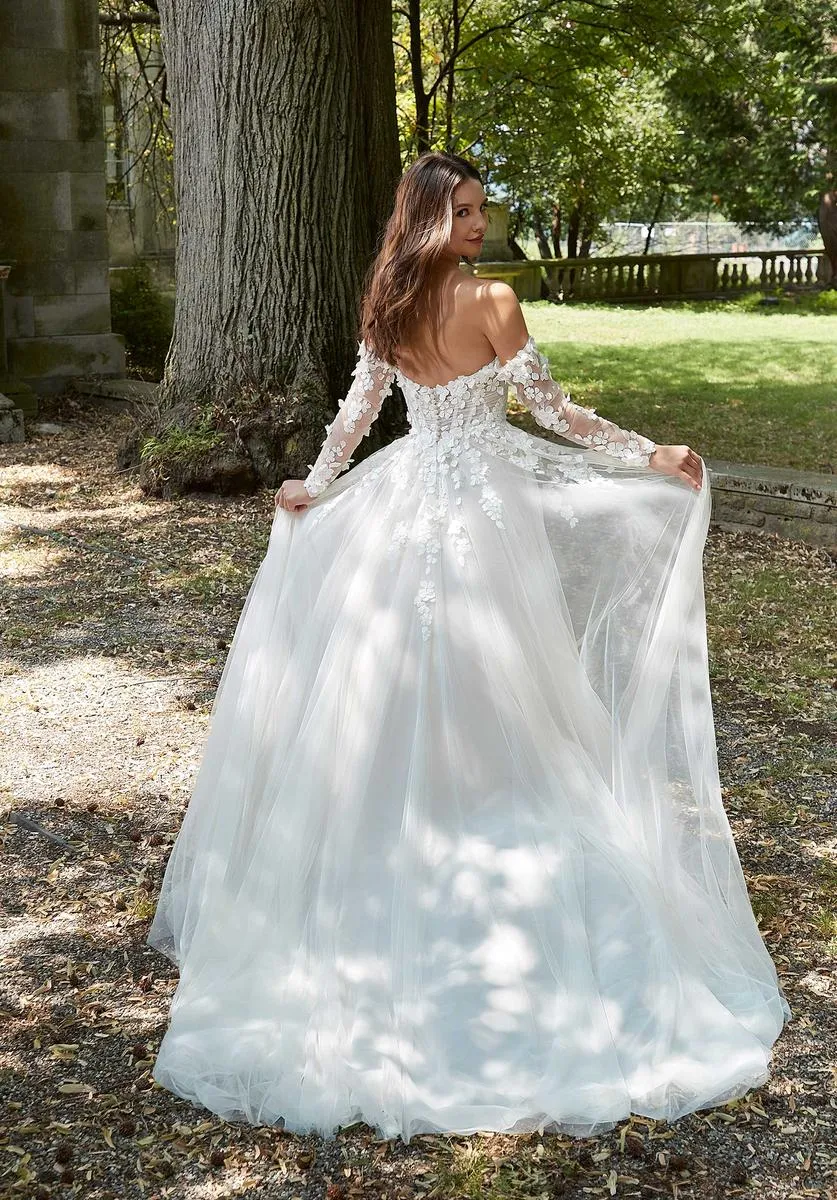 Blu Bridal by Morilee "Priya" Wedding Dress 4169 sold by Terry costa product image thumbnail 3