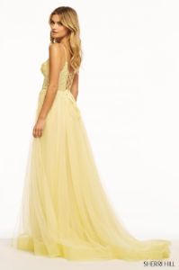 Sherri Hill Tulle A-Line Long Prom Dress 55998 sold by Terry costa