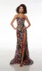 Alyce Paris Floral Sequin Prom Dress 61690 sold by Terry costa
