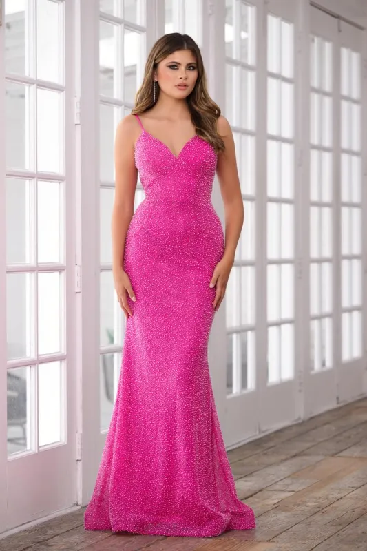 Ava Presley Tight Fitted Prom Dress 39242 sold by Terry costa