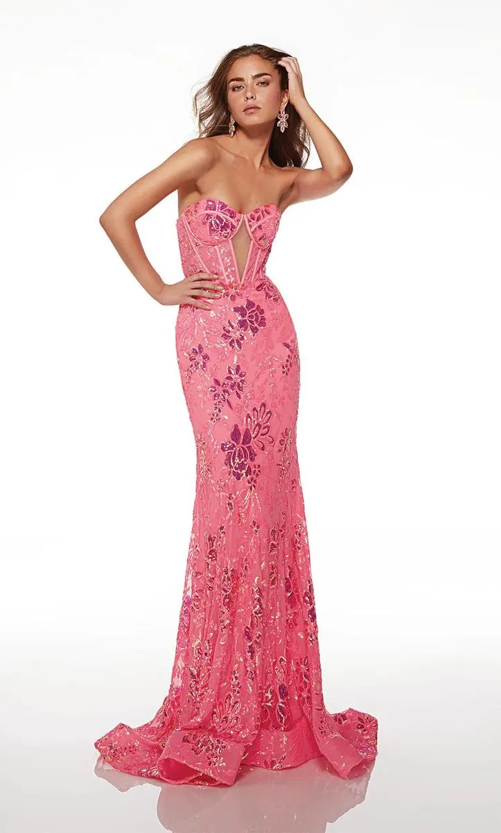 Alyce Prom Dress 61505 sold by Terry costa product image thumbnail 5