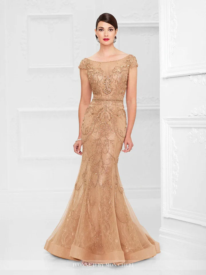 Ivonne D Fit and Flare Evening Dress 117D66 sold by Terry costa