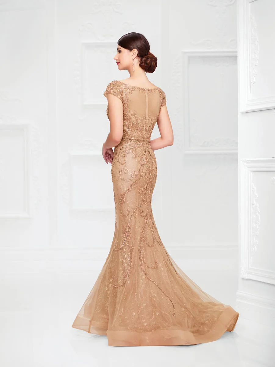 Ivonne D Fit and Flare Evening Dress 117D66 sold by Terry costa product image thumbnail 3