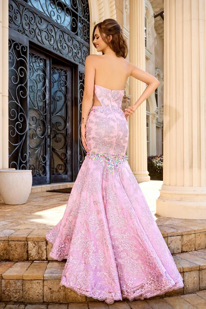 Portia and Scarlett Mermaid Prom Dress PS24089 sold by Terry costa product image thumbnail 4