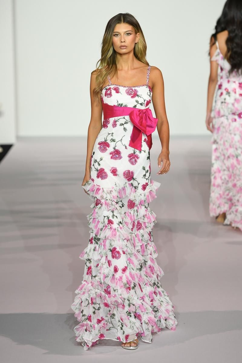 Sherri Hill Ruffle Taffeta Bow Prom Dress 56321 sold by Terry costa