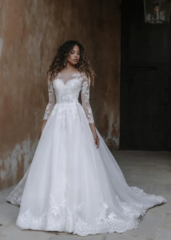 Abella by Allure Dress E306 sold by Terry costa