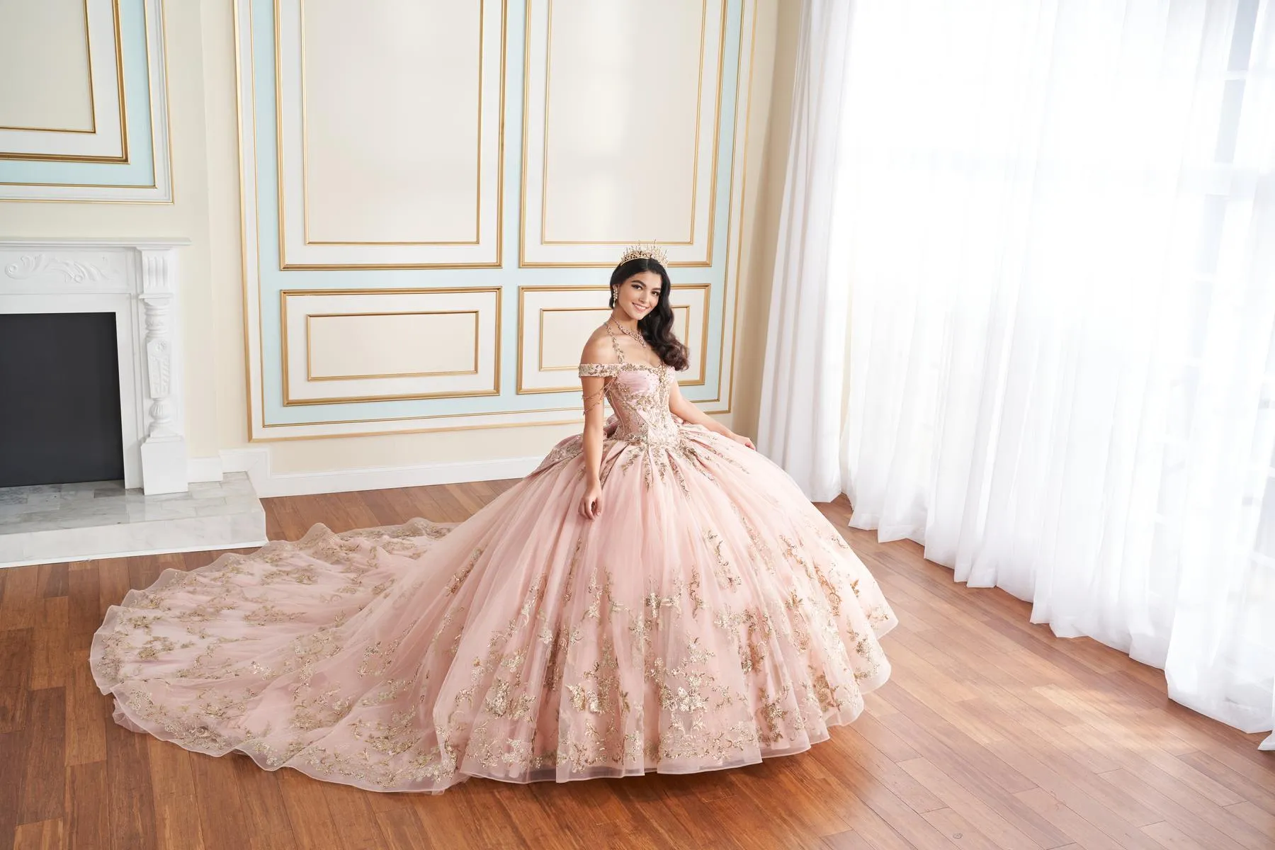 Princesa by Ariana Vara Dress PR30176 sold by Terry costa product image thumbnail 5