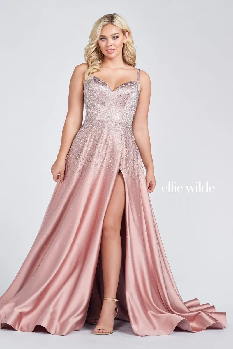 Ellie Wilde A-Line Long Prom Dress EW122015 sold by Terry costa