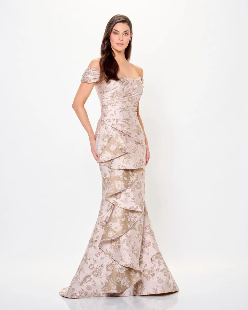 Montage by Mon Cheri Brocade Evening Dress M905 sold by Terry costa product image thumbnail 3