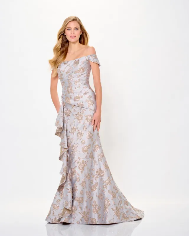 Montage by Mon Cheri Brocade Evening Dress M905 sold by Terry costa