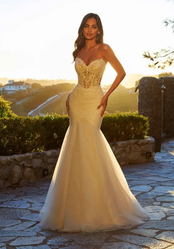 Blu Bridal by Morilee Rowena Corset Wedding Dress 4467 sold by Terry costa