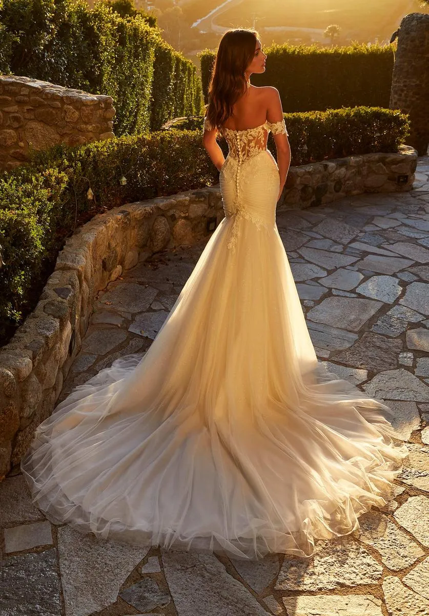 Blu Bridal by Morilee Rowena Corset Wedding Dress 4467 sold by Terry costa product image thumbnail 2