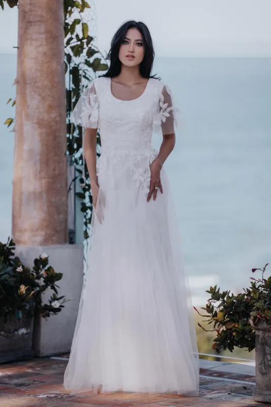 Allure Bridals Modest Dress M715 sold by Terry costa