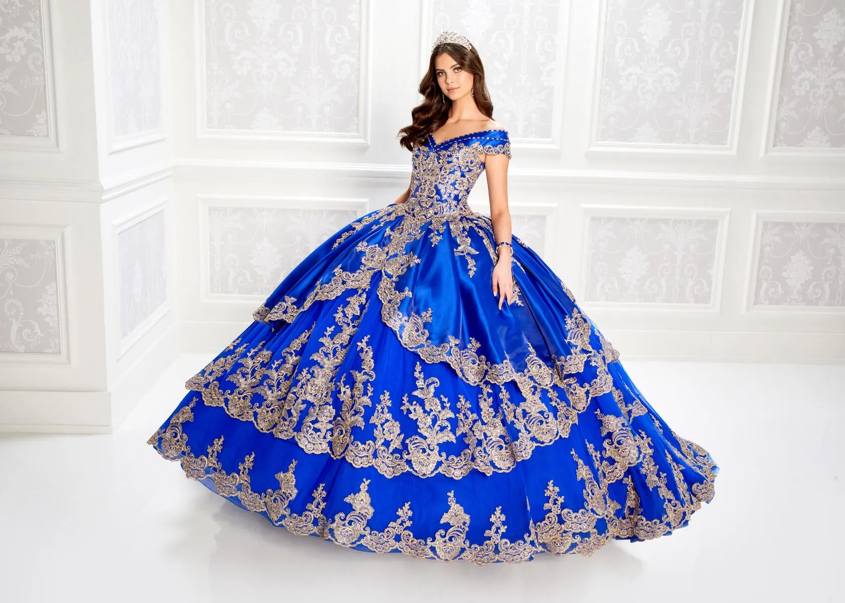 Princesa by Ariana Vara Dress PR22029 sold by Terry costa product image thumbnail 4