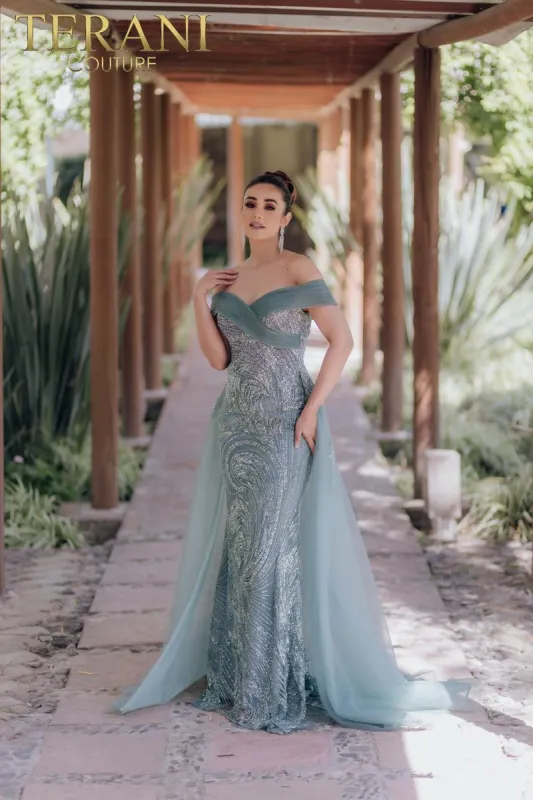 Terani Evenings Dress 232E1334 sold by Terry costa